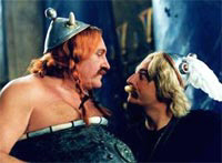 Gérard Depardieu und Christian Clavier als Obelix und Asterix