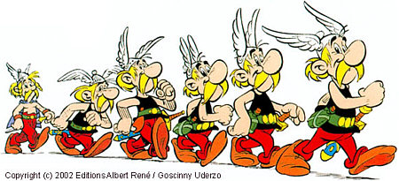 Asterix im Wandel der Zeit!