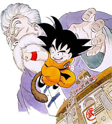 Son Goku vs. Jackie Chun!