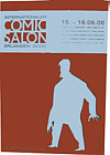 Comic-Salon Plakat - gestaltet von Uli Oesterle. Gleich zu Beginn stolperte man auch schon in die Star-Wars-Ecke und wurde von R2D2 begrüßt!